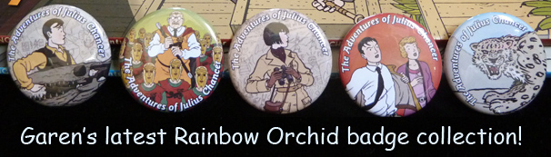 Rainbow Orchid badges