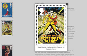 Garen's Forbidden Planet stamp