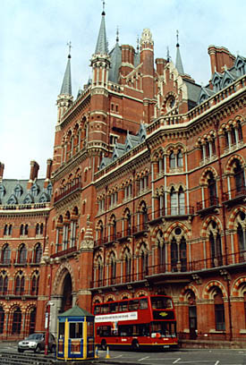 St Pancras Train Station London England