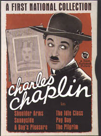 Edna Purviance and Charlie Chaplin