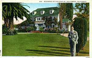 Syd Chaplin at Hollywood Home