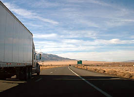 Interstate 80 north of Lovelock