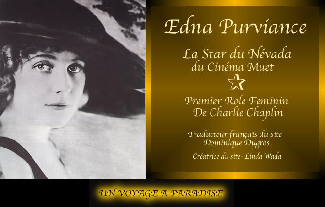 Edna Purviance premier role feminin de Charlie Chaplin