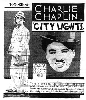 City Lights ad 1930's