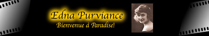 Edna Purviance Bienvenue a Paradise