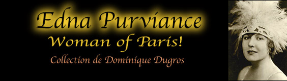 Edna Purviance Woman of Paris  Dominique Dugros