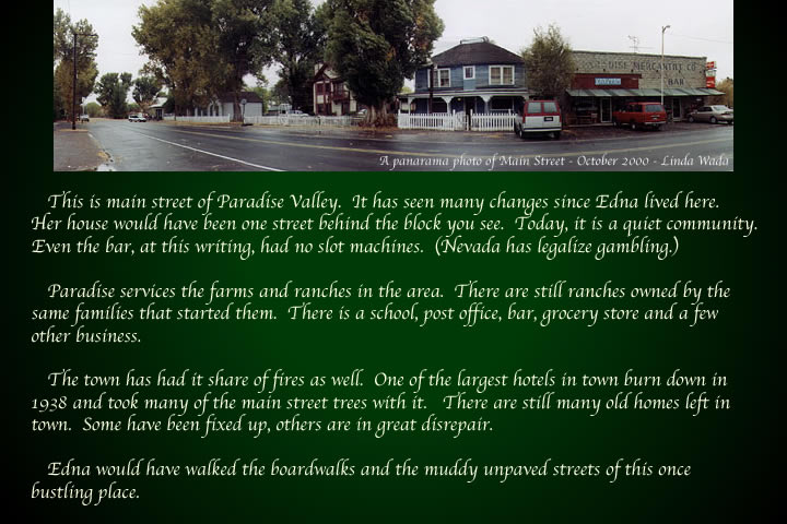 edna purviance birth home paradise valley nevada main street