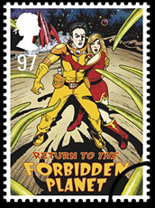 Forbidden Planet stamp