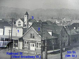 Edna Purviance Family Home in 1910.