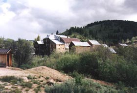 Back of the Idaho Hotel in Silver City